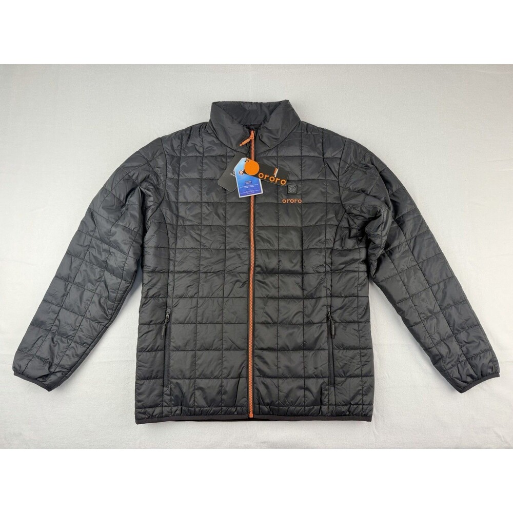 ORORO Prism Men's Medium Heated Quilted Jacket Heated Collar - NO CHARGING KIT